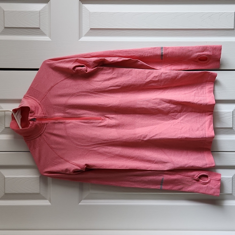 Women's Pink Quarter-Zip Top